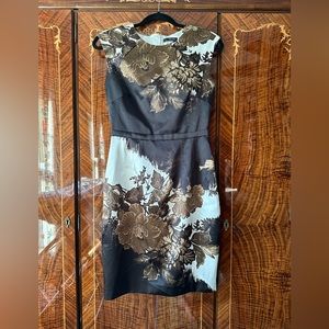 TAHARI women's floral sheath dress